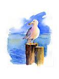 Seagull on Dock, 2014-John Keeling-Giclee Print