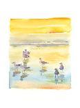Seagulls on Beach, 2014-John Keeling-Giclee Print