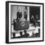 John Kennedy's First Press Conference as President-null-Framed Premium Photographic Print