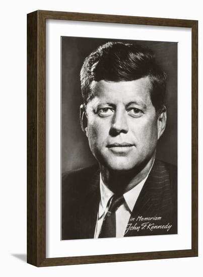 John Kennedy-null-Framed Art Print