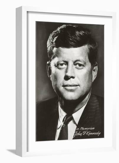 John Kennedy-null-Framed Art Print