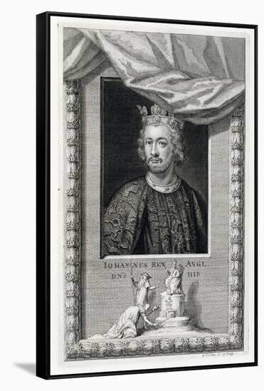 John, King of England, (18th century)-George Vertue-Framed Stretched Canvas