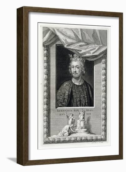 John, King of England, (18th century)-George Vertue-Framed Giclee Print