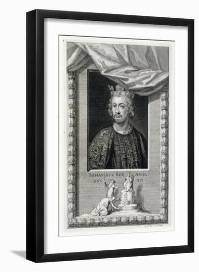 John, King of England, (18th century)-George Vertue-Framed Premium Giclee Print