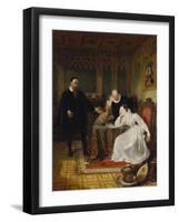 John Knox Admonishing Mary Queen of Scots, 1829-Sir William Allan-Framed Giclee Print