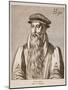 John Knox, from 'Effigies' by Jacobus Verheiden, 1602-Hendrik I Hondius-Mounted Giclee Print