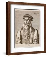 John Knox, from 'Effigies' by Jacobus Verheiden, 1602-Hendrik I Hondius-Framed Giclee Print