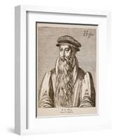 John Knox, from 'Effigies' by Jacobus Verheiden, 1602-Hendrik I Hondius-Framed Giclee Print