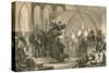 John Knox Preaching at St. Andrews-null-Stretched Canvas
