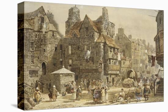 John Knox's House, Edinburgh-Louise J. Rayner-Stretched Canvas