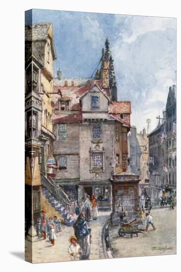 John Knox's House, High Street-John Fulleylove-Stretched Canvas