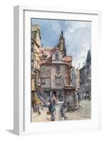 John Knox's House, High Street-John Fulleylove-Framed Giclee Print