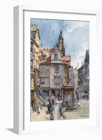 John Knox's House, High Street-John Fulleylove-Framed Giclee Print