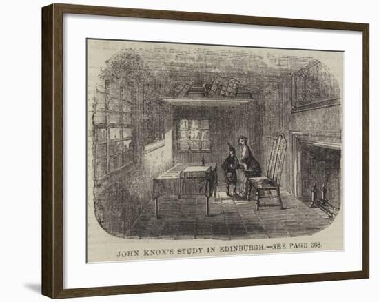 John Knox's Study in Edinburgh-null-Framed Giclee Print