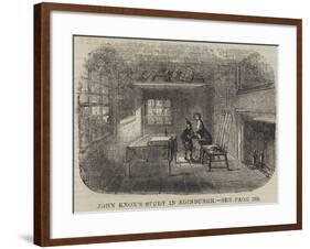 John Knox's Study in Edinburgh-null-Framed Giclee Print