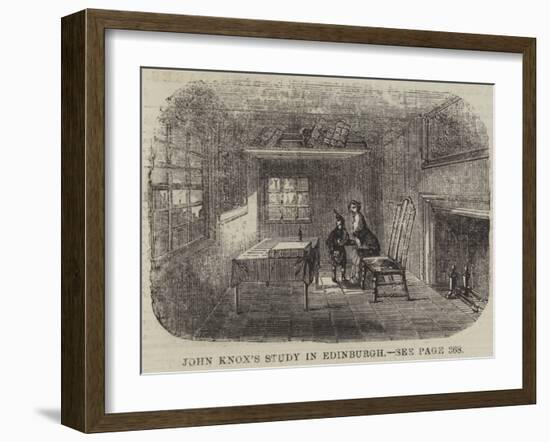 John Knox's Study in Edinburgh-null-Framed Giclee Print