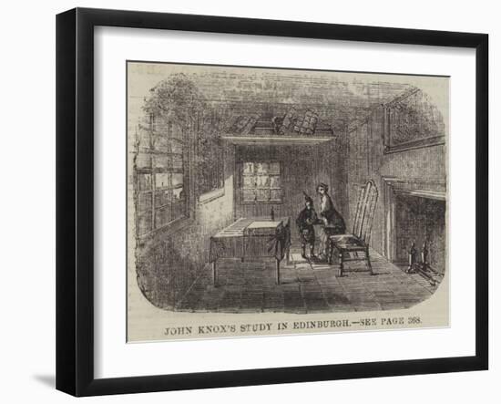 John Knox's Study in Edinburgh-null-Framed Giclee Print