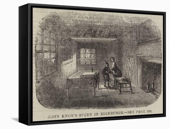 John Knox's Study in Edinburgh-null-Framed Stretched Canvas