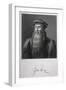 John Knox Scottish Protestant Divine-William Holl the Younger-Framed Art Print