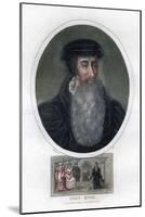 John Knox, Scottish Religious Reformer, 1812-J Chapman-Mounted Giclee Print