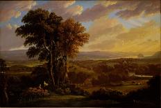 View of the Clyde from Faifley and Duntocher, Looking South West Towards Dunbarton Rock-John Knox-Giclee Print