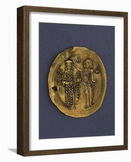 John Komnenos Aureus, Usurper of Byzantine Empire, Verso, Byzantine Coins, 12th Century-null-Framed Giclee Print