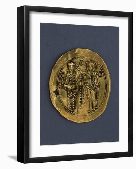 John Komnenos Aureus, Usurper of Byzantine Empire, Verso, Byzantine Coins, 12th Century-null-Framed Giclee Print