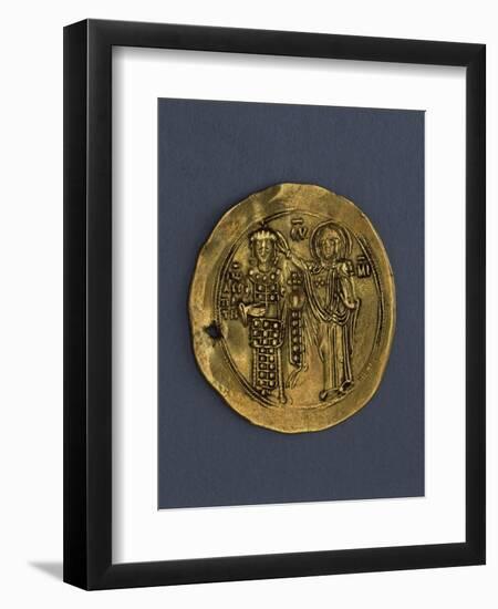 John Komnenos Aureus, Usurper of Byzantine Empire, Verso, Byzantine Coins, 12th Century-null-Framed Premium Giclee Print