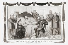 Death of Abraham Lincoln-John L. Magee-Framed Giclee Print