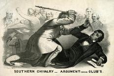 Southern Chivalry: Argument Versus Clubs, 1856-John L. Magee-Framed Giclee Print