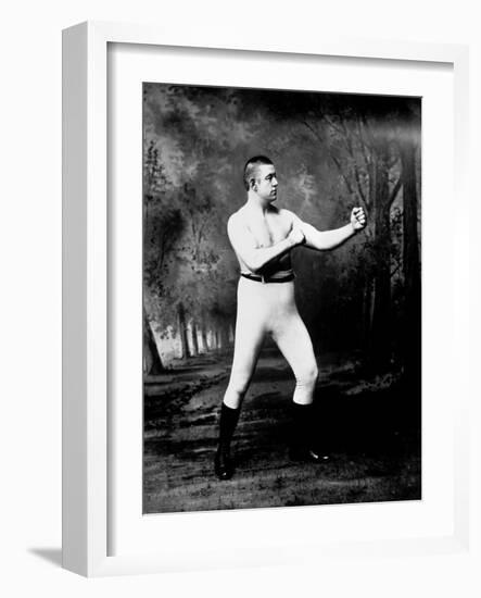 John L Sullivan (1858-1918)-null-Framed Giclee Print