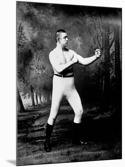 John L Sullivan (1858-1918)-null-Mounted Giclee Print