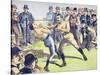 John L. Sullivan V. Charlie Mitchell on 10th March, 1888 at Chantilly, France-null-Stretched Canvas