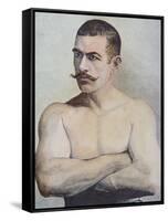 John L. Sullivan-null-Framed Stretched Canvas