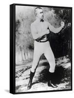 John L. Sullivan-American Photographer-Framed Stretched Canvas