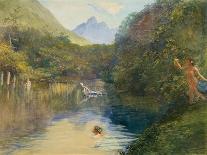 A Fishing Party, Samoa, 1890-John La Farge-Giclee Print