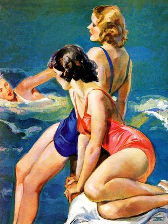 "At the Pool,"August 28, 1937
