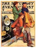 "Women in Riding Habits," Saturday Evening Post Cover, January 6, 1934-John LaGatta-Giclee Print