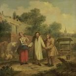 Hob Taken Out of Ye Well, C.1726-John Laguerre-Framed Stretched Canvas