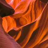 Warm Light Glowing on the Sandstone Walls of Lower Antelope Canyon Near Page, Arizona-John Lambing-Photographic Print