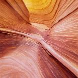 Swirling Sandstone in Lower Antelope Canyon Near Page, Arizona-John Lambing-Photographic Print