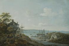 Loading Slate at Bangor Ferry-John Laporte-Mounted Giclee Print