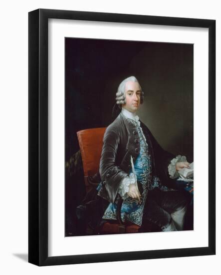 John Larpent (1710-97) Chief Clerk of the Northern Department, 1749-Gabriel Mathias-Framed Giclee Print