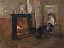 The Letter (Oil on Millboard)-John Lavery-Giclee Print