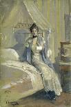 The Letter (Oil on Millboard)-John Lavery-Giclee Print