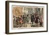 John Law's Banque Generale, Rue De Quincampoix, Paris, 18th Century-null-Framed Giclee Print