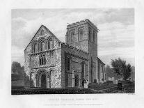 Iffley Church from the South-West, Oxfordford, 1834-John Le Keux-Giclee Print