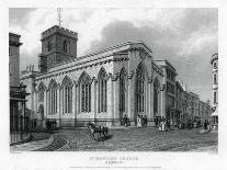 Iffley Church from the South-West, Oxfordford, 1834-John Le Keux-Giclee Print