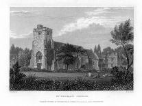 St Martin's Church, Carfax, Oxford, 1835-John Le Keux-Giclee Print