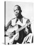 John Lee Hooker (1917-2001) American Blues Guitarist Here in 1947-null-Stretched Canvas
